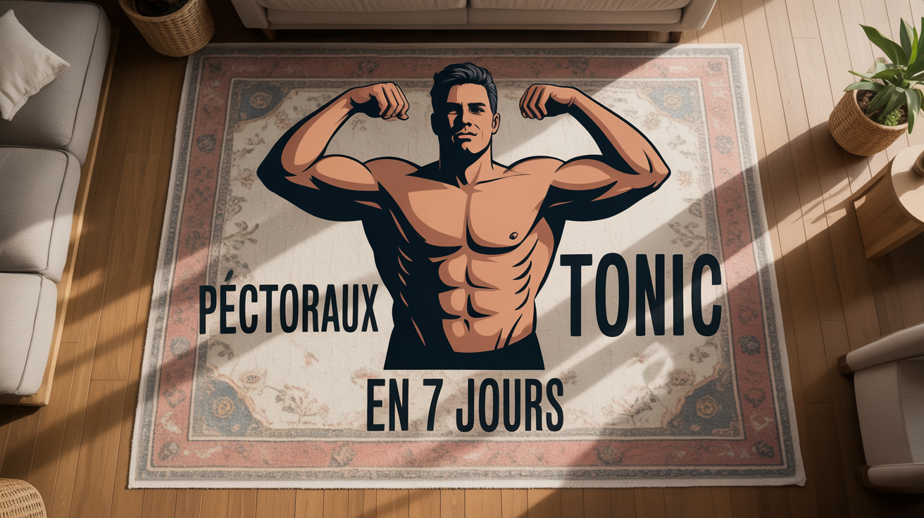 illustration torse masculin musclé pour pectoraux toniques