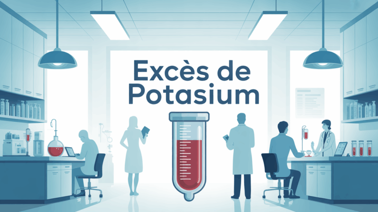laboratoire médical tube sanguin excès de potassium