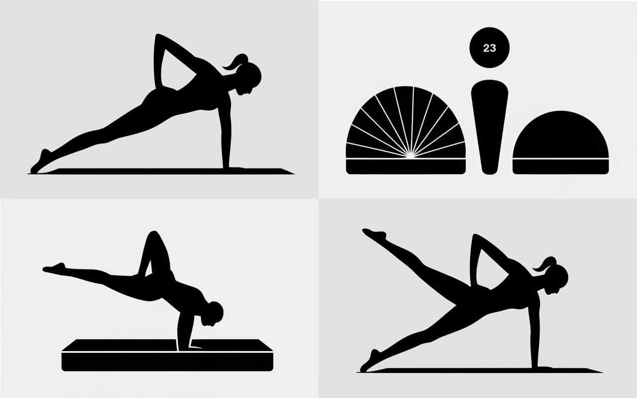 moyen fessier exercices lever jambe clamshell planche