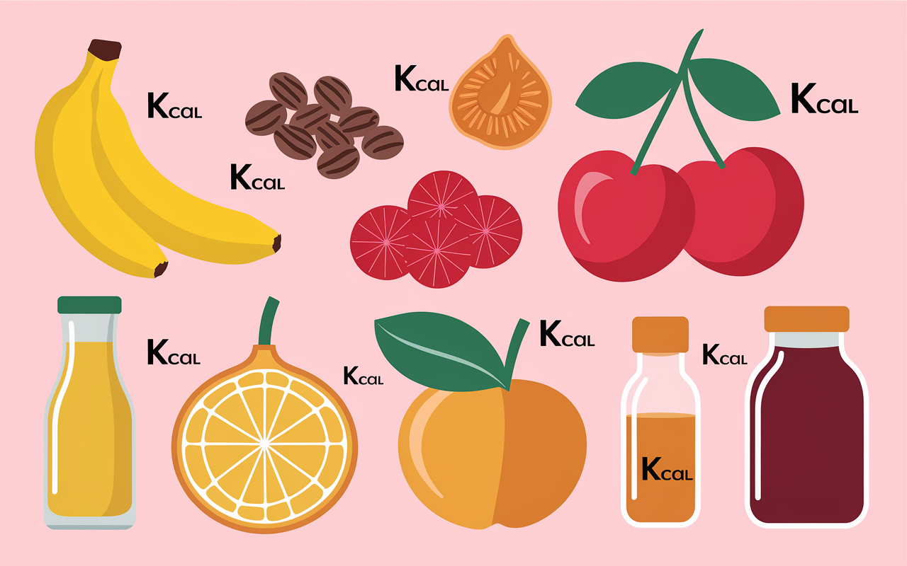 fruits a limiter pour mincir banane raisin cerise fruits secs jus kcal