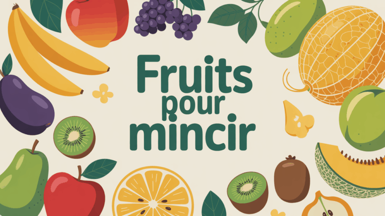 composition de fruits pour mincir avec pommes poires agrumes kiwi baies melon