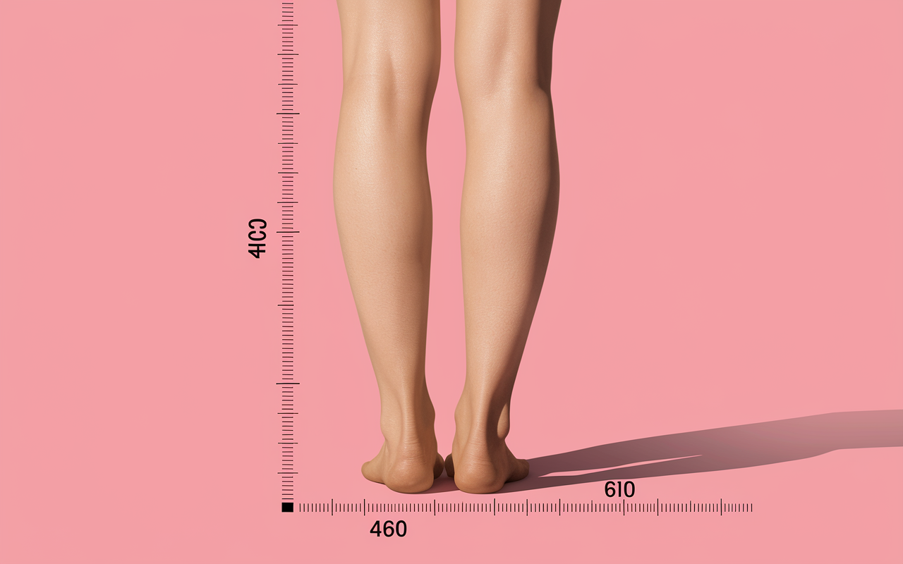 Technique de mesure tour de cuisse 48-60 cm avec metre ruban