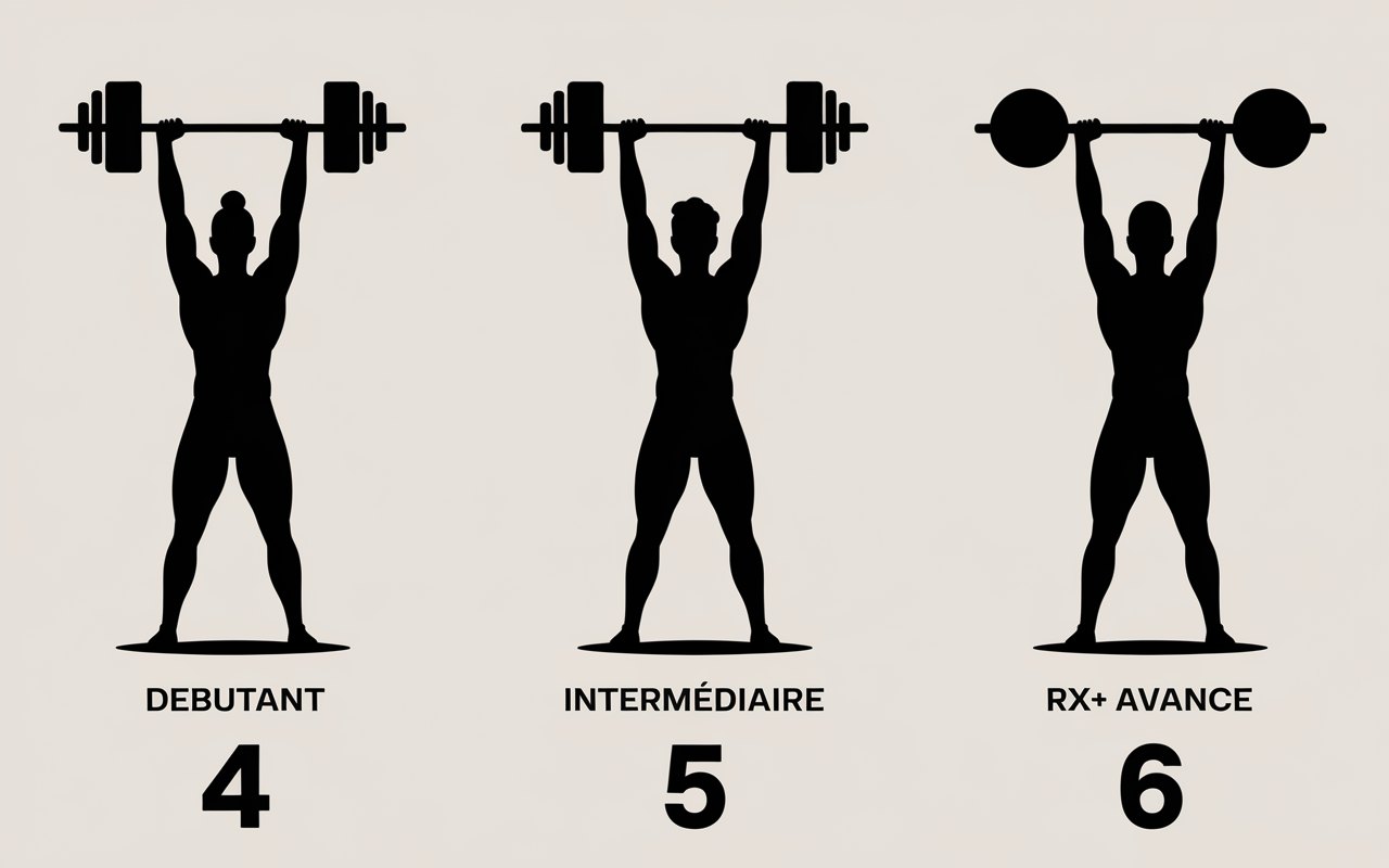 WOD haut du corps debutant intermediaire avance