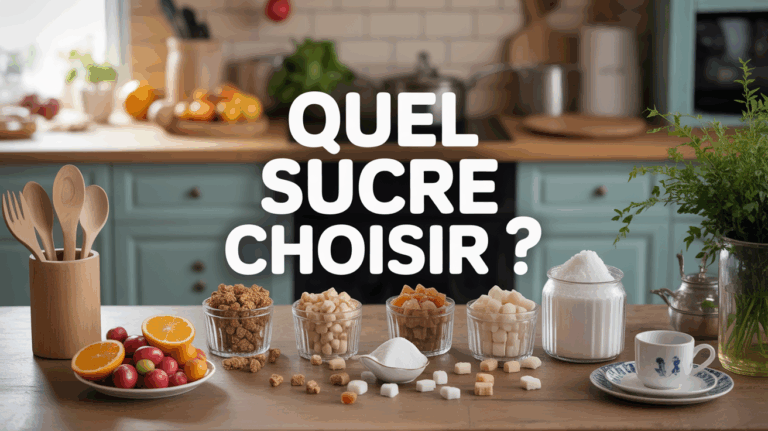 Vue cuisine familiale bocaux sucre naturel texte Quel sucre choisir