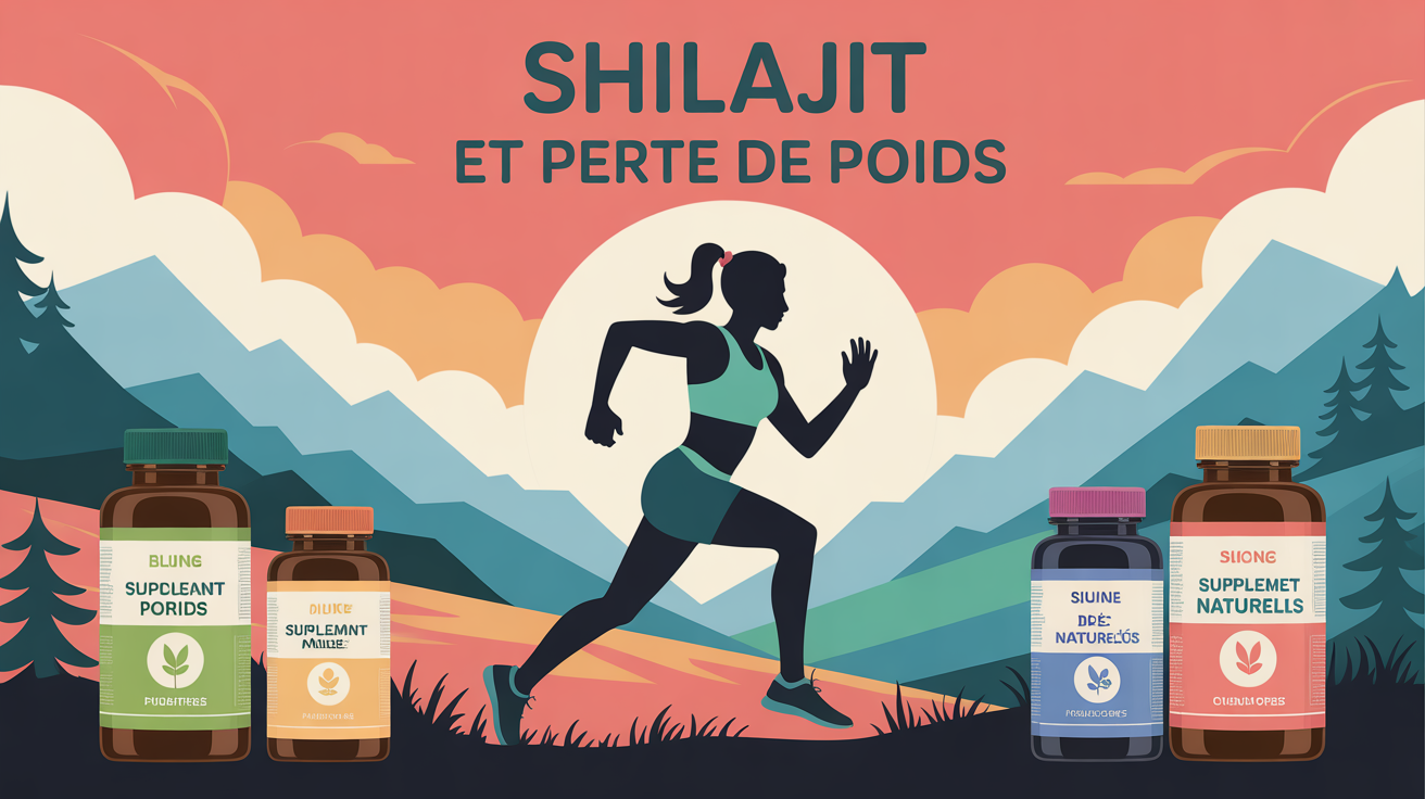 shilajit perte de poids silhouette sportive montagne