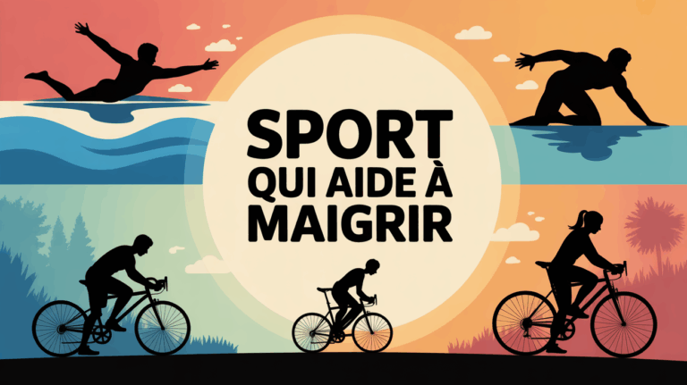Illustration sports qui aident a maigrir