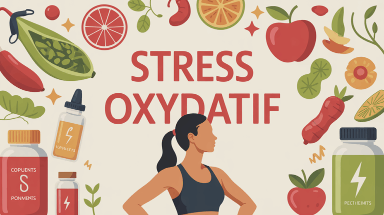 illustration stress oxydatif aliments antioxydants compléments sportifs énergie