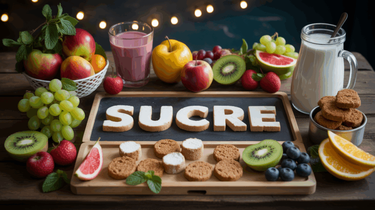 petit déjeuner sans sucre avec aliments frais IG bas yaourt nature