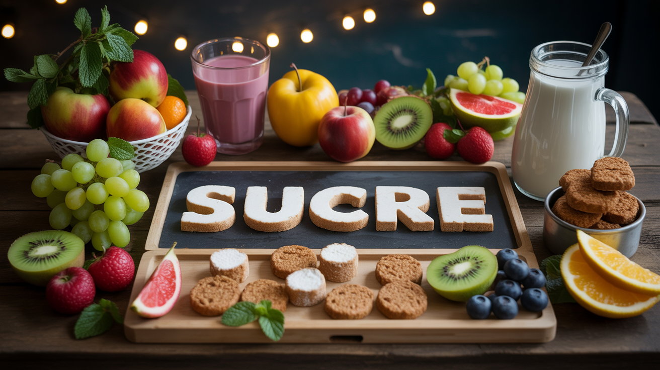 petit déjeuner sans sucre avec aliments frais IG bas yaourt nature