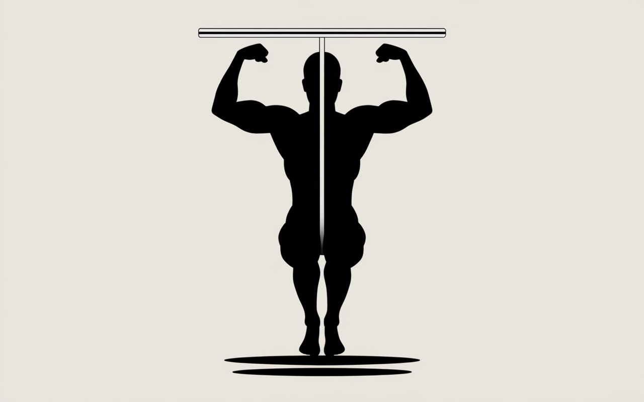 silhouette extension triceps poulie haute posture barre corde