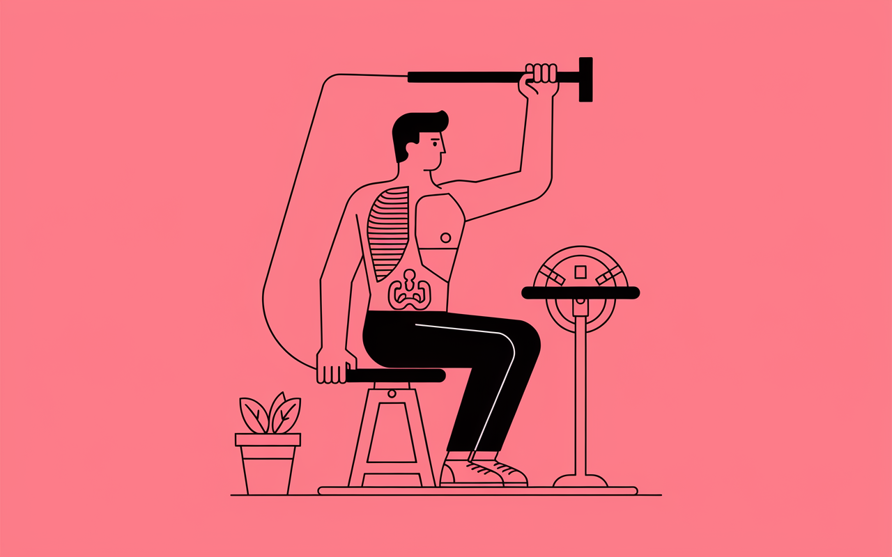 exercice tirage horizontal poulie musculation dos