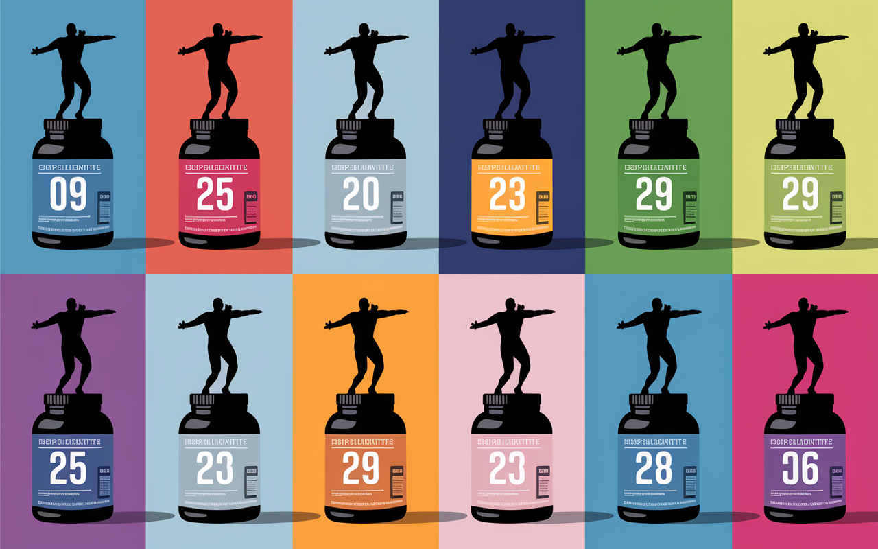 tableau visuel top 10 complements alimentaires sportifs
