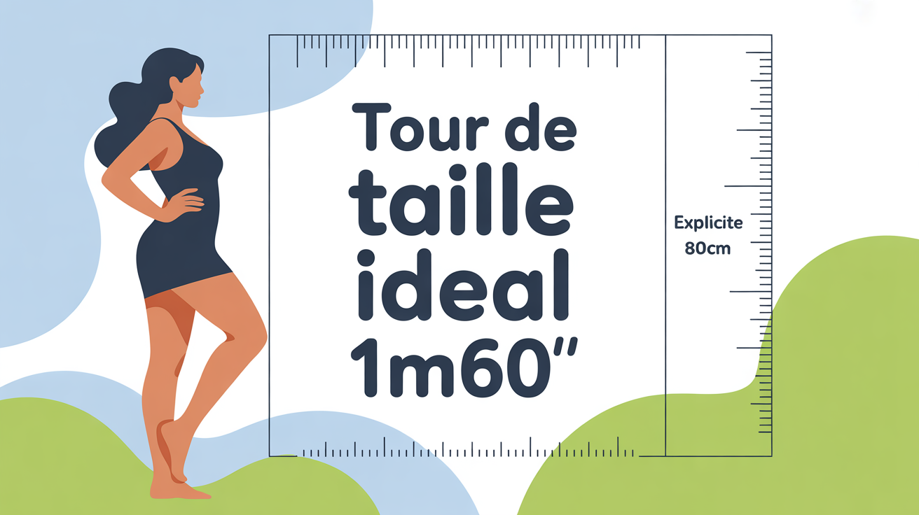 tour de taille ideal 1m60 femme mesure 80 cm