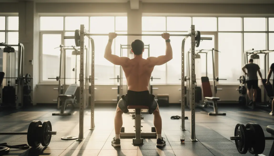 Muscles dorsaux visibles lors d'une traction