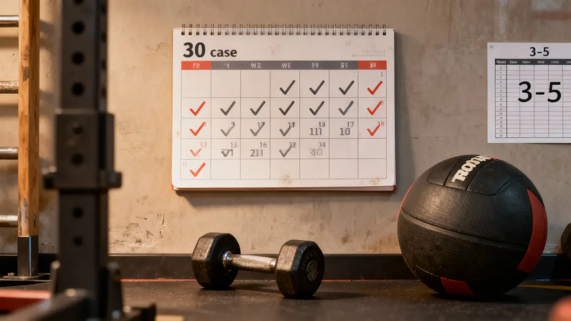 Calendrier 30 jours twist russe abdominaux matériel suivi