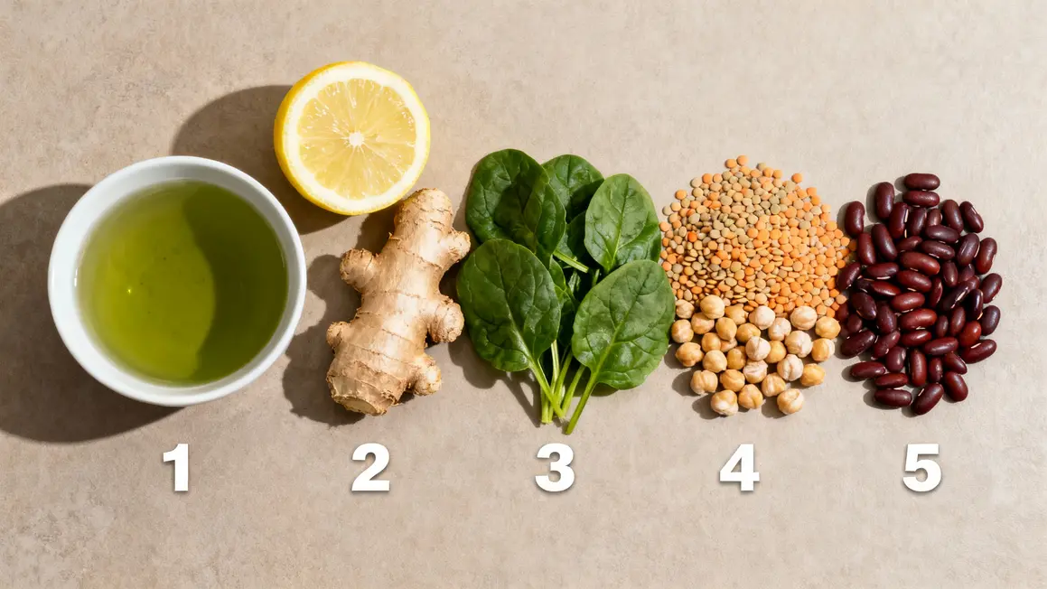 Top 5 aliments brûleurs de graisse naturels en composition