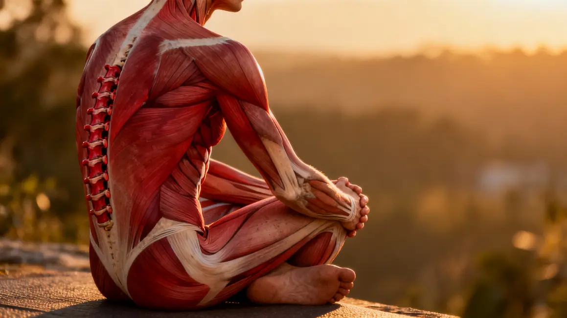 Position twist russe rotation abdominaux muscles en rouge