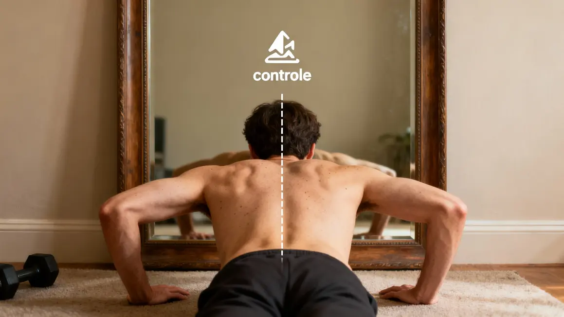 Alignement technique pompe miroir vue dos