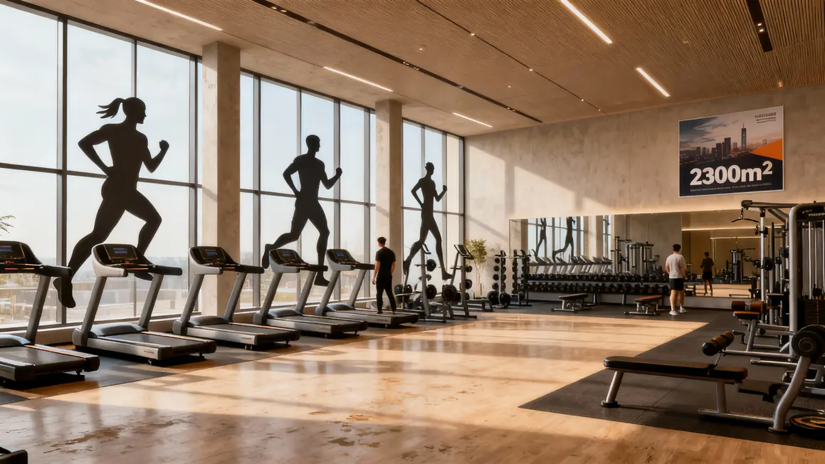 Espace fitness moderne 2300m2 Paris
