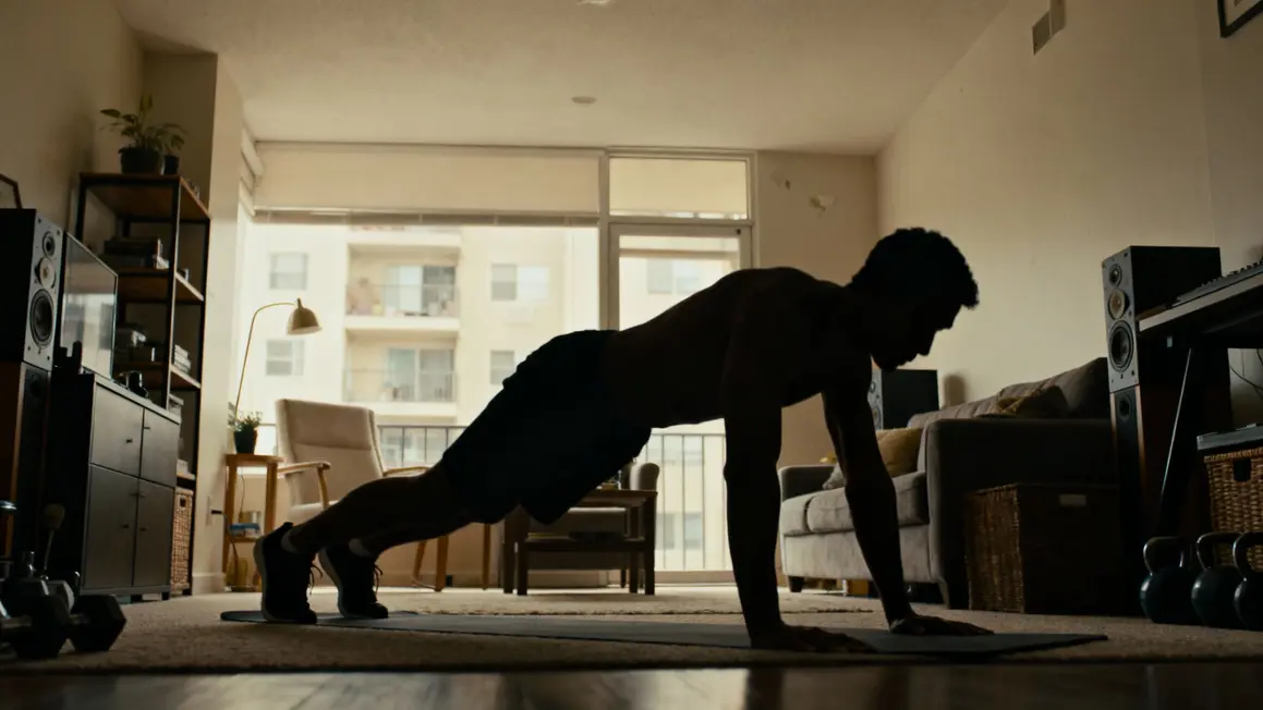 Séance WOD poids de corps avec pompes squats burpees