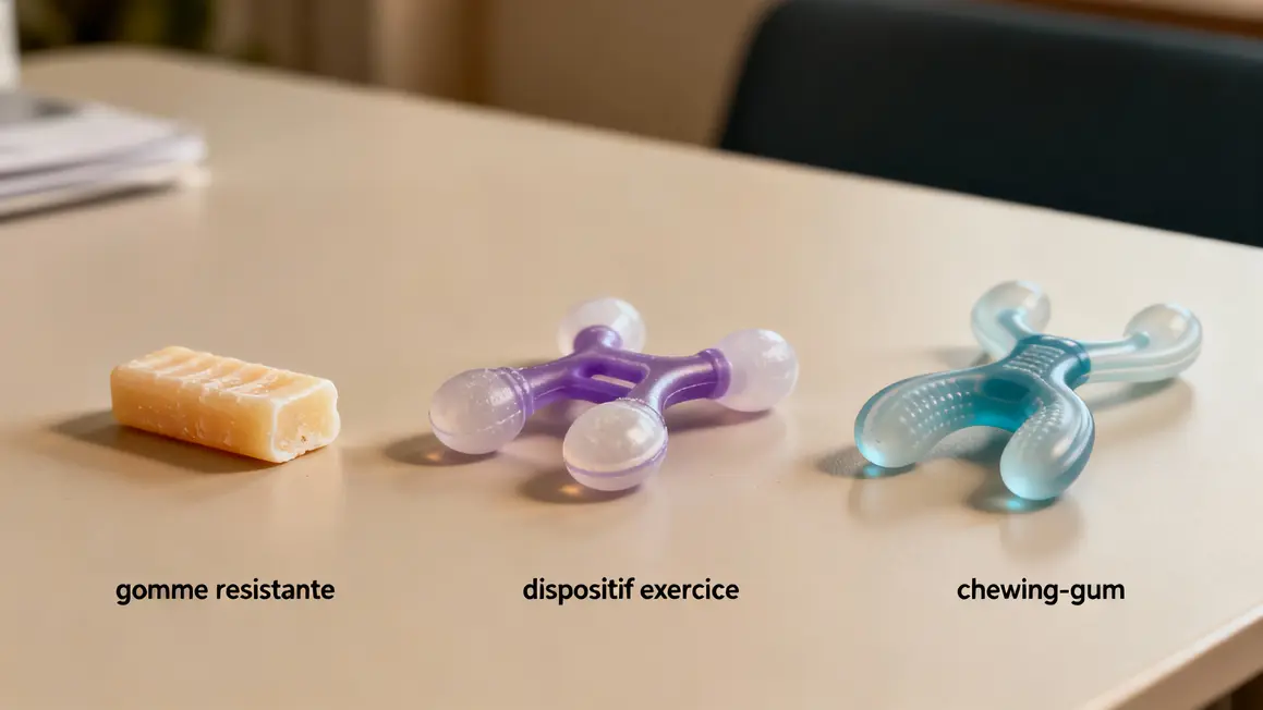 Outils muscler mâchoire Jawliner FitGum chewing-gum