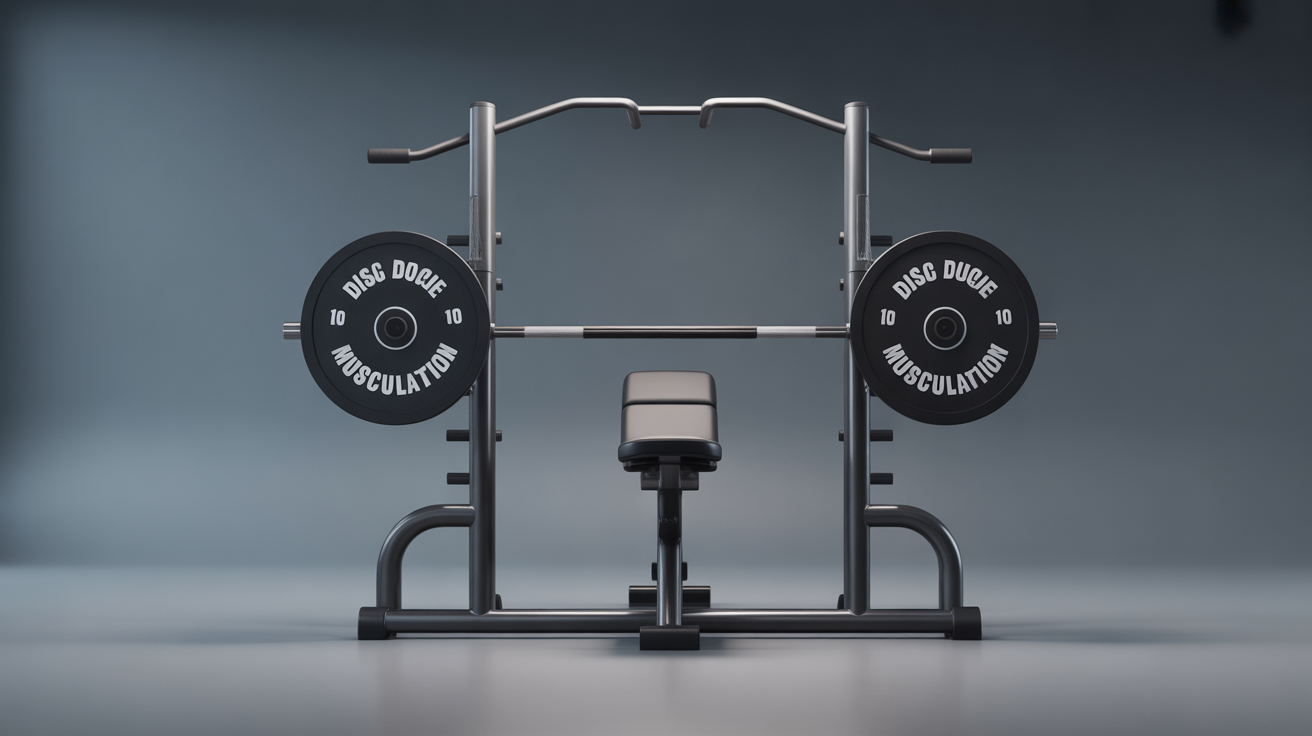poid 10 kg musculation sur banc vue panoramique