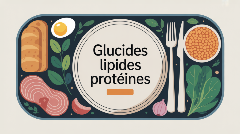 tableau glucide lipide proteine, image assiette compartimentée