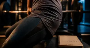 Vêtement musculation technique : legging et t-shirt anti-transpiration en salle de sport