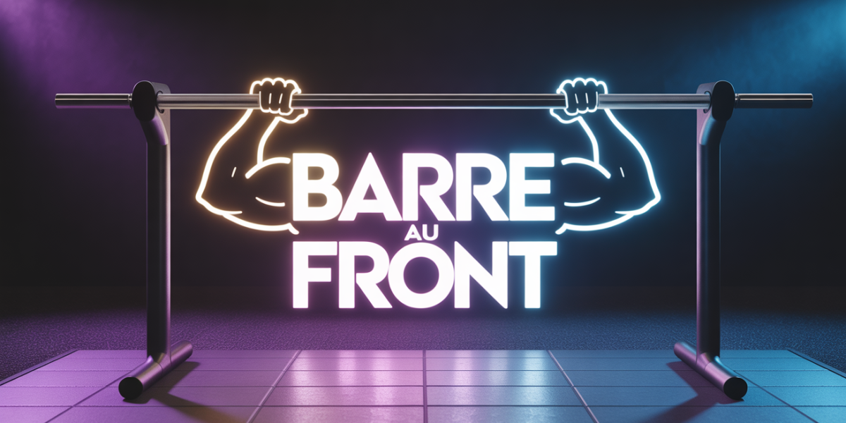 barre au front musculation illustration triceps