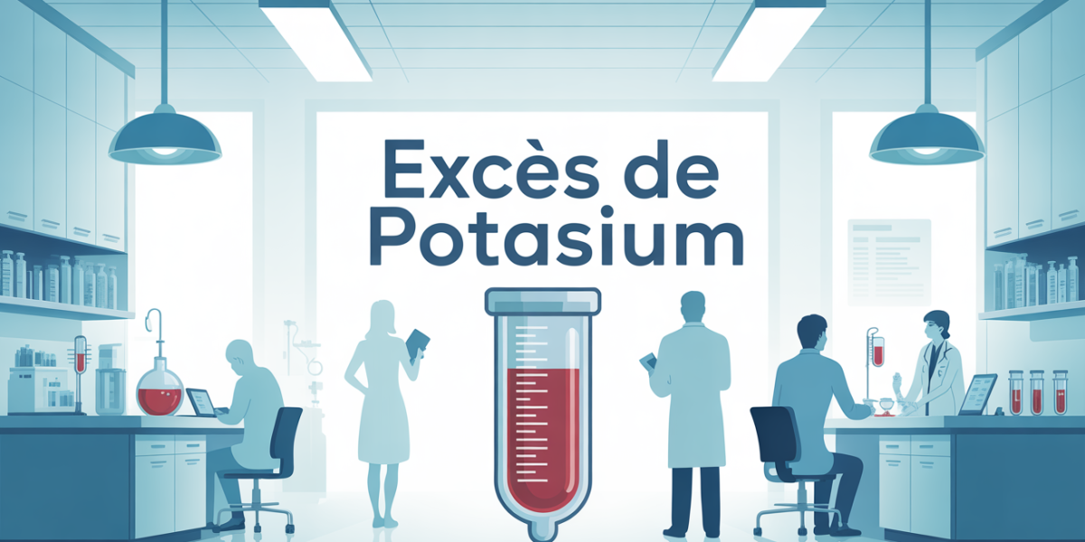 laboratoire médical tube sanguin excès de potassium