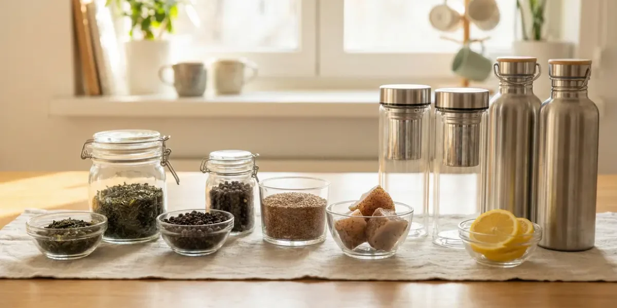 Ingrédients naturels alignés pour perte de poids
