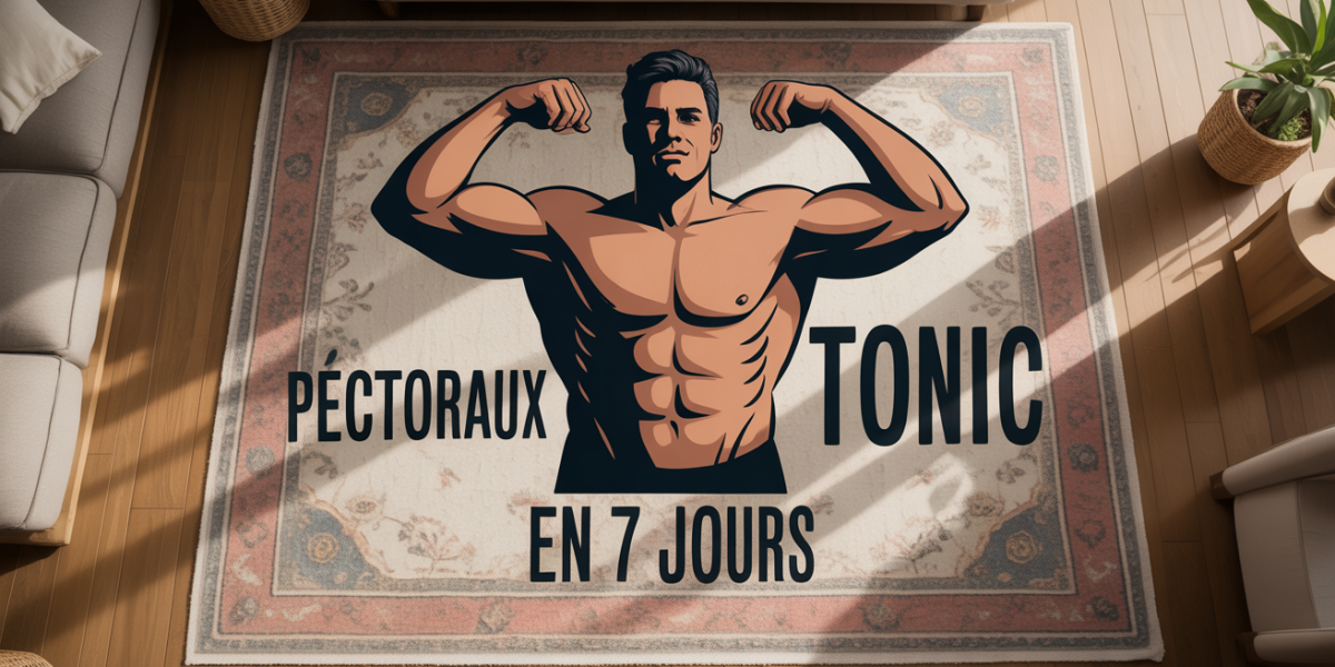 illustration torse masculin musclé pour pectoraux toniques