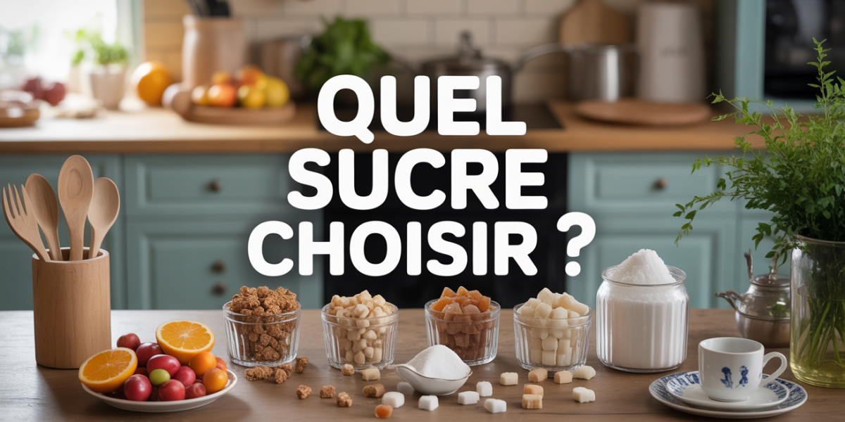 Vue cuisine familiale bocaux sucre naturel texte Quel sucre choisir