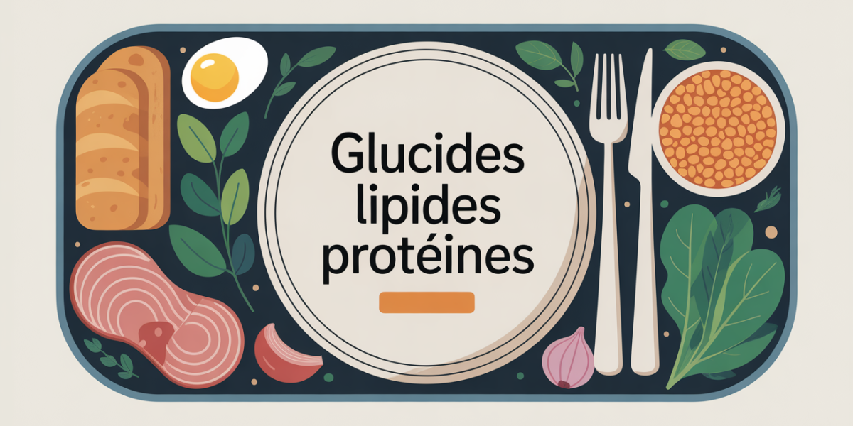 tableau glucide lipide proteine, image assiette compartimentée