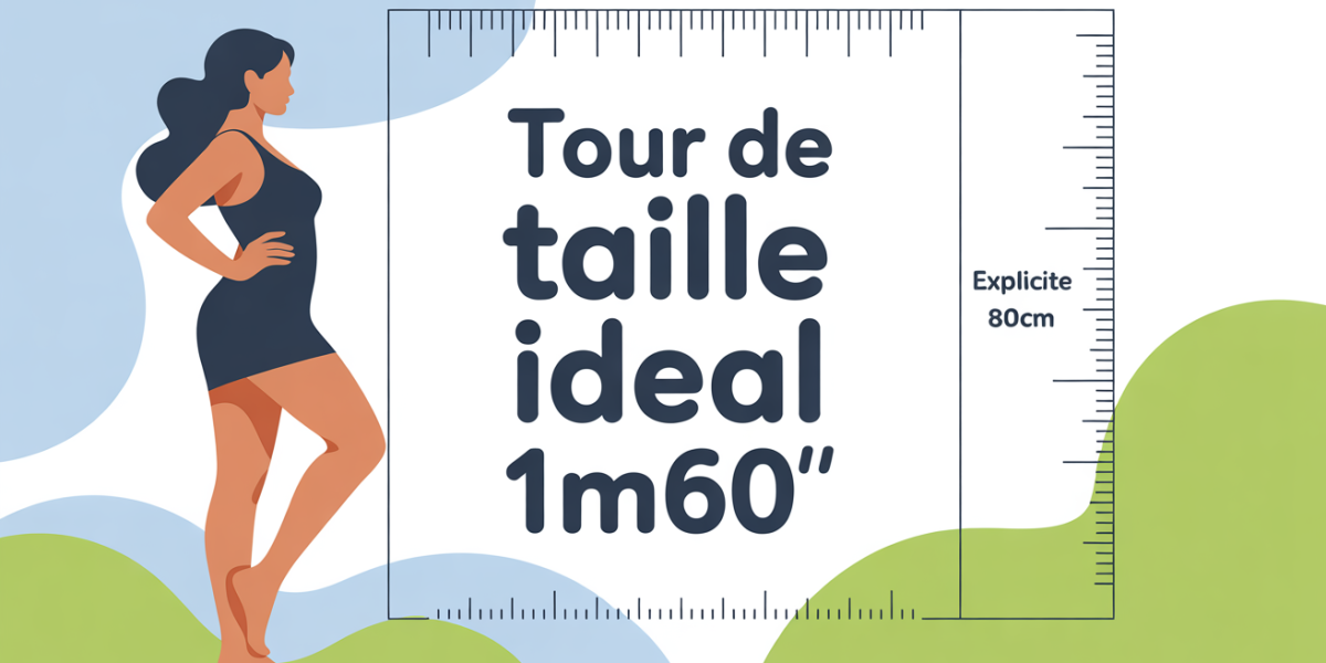 tour de taille ideal 1m60 femme mesure 80 cm